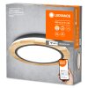 Ledvance ORBIS Wand- en plafondlamp LED houtlook, 1-licht