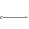 Ledvance LINE Wand- en plafondlamp LED Wit, 1-licht