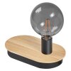 Ledvance DECOR Wand- en plafondlamp houtlook, Zwart, 1-licht