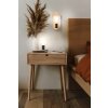 Ledvance DECOR Wand- en plafondlamp houtlook, Zwart, 1-licht