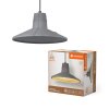 Ledvance DECOR Wand- en plafondlamp Grijs, 1-licht