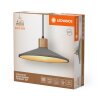 Ledvance DECOR Wand- en plafondlamp Grijs, houtlook, 1-licht