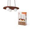 Ledvance DECOR Wand- en plafondlamp Bruin, 3-lichts