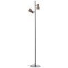 Briljante lampen Cadiz Staande lamp Zwart, 2-lichts