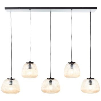 Briljante lampen Kaizen Hanglamp Zwart, 5-lichts