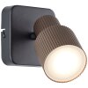 Briljante lampen Cadiz Wandspot LED Zwart, 1-licht