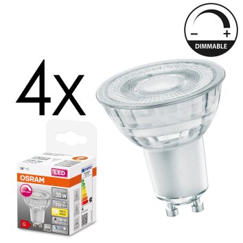 GU10 LED 3.7 Watt warm wit dimbaar 230 Lumen