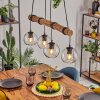 Koyoto Hanglamp, Kogellampje, Hanglamp Natuurlijke kleuren, Zwart, 4-lichts