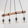 Koyoto Hanglamp, Kogellampje, Hanglamp Natuurlijke kleuren, Zwart, 4-lichts