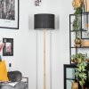 Bassagoda Staande lamp Natuurlijke kleuren, Zwart, 1-licht