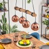 Koyoto Hanglamp, Kogellampje, Hanglamp Natuurlijke kleuren, Zwart, 4-lichts