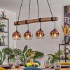 Koyoto Hanglamp, Kogellampje, Hanglamp Natuurlijke kleuren, Zwart, 4-lichts