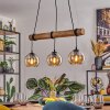 Koyoto Hanglamp, Kogellampje, Hanglamp Natuurlijke kleuren, Zwart, 3-lichts