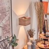 Marmorera Wandlamp, Muurspot houtlook, Zwart, 1-licht