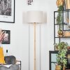 Bassagoda Staande lamp Natuurlijke kleuren, Zwart, 1-licht