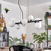 Chehalis Hanglamp, Kogellampje, Hanglamp Wit, 8-lichts