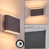 Paranhas Wandlamp voor buiten, Licht omhoog & omlaag, Wandlamp Antraciet, 1-licht