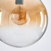 Gastor Hanglamp, Kogellampje, Hanglamp 30 cm Amber, Duidelijk, 3-lichts