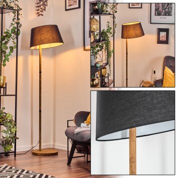 Bassagoda Staande lamp Natuurlijke kleuren, 1-licht