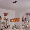 Cardeira Hanglamp, Hanglamp Zwart, 3-lichts