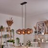 Cardeira Hanglamp, Hanglamp Zwart, 3-lichts