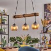 Koyoto Hanglamp, Kogellampje, Hanglamp Natuurlijke kleuren, Zwart, 3-lichts