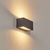 Brydebjerg Wandlamp voor buiten, Licht omhoog & omlaag, Wandlamp LED Zwart, 1-licht