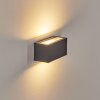 Brydebjerg Wandlamp voor buiten, Licht omhoog & omlaag, Wandlamp LED Zwart, 1-licht