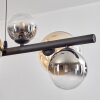 Chehalis Hanglamp, Kogellampje, Hanglamp Amber, Duidelijk, Rookkleurig, 8-lichts