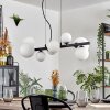 Chehalis Hanglamp, Kogellampje, Hanglamp Wit, 8-lichts