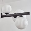 Chehalis Hanglamp, Kogellampje, Hanglamp Wit, 8-lichts