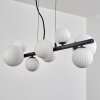 Chehalis Hanglamp, Kogellampje, Hanglamp Wit, 8-lichts