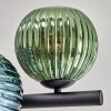 Koyoto Plafondlamp, Kogellampje Blauw, Groen, Koperkleurig, 8-lichts