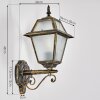 Fornelos Buitenlicht, Wandlamp voor buiten, Wandlamp Goud, Zwart, 1-licht