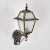 Fornelos Buitenlicht, Wandlamp voor buiten, Wandlamp Goud, Zwart, 1-licht, Bewegingsmelder