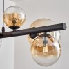 Chehalis Hanglamp, Kogellampje, Hanglamp Amber, Duidelijk, 8-lichts