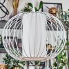 Adara Hanglamp, Hanglamp Wit, 1-licht