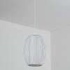 Adara Hanglamp, Hanglamp Wit, 1-licht