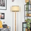 Chellas Staande lamp Natuurlijke kleuren, Zwart, 1-licht