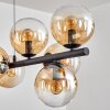 Gastor Hanglamp, Kogellampje, Hanglamp Amber, Duidelijk, 10-lichts