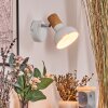 Alyra Plafondspot, Wandlamp, Muurspot Wit, 1-licht