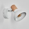 Alyra Plafondspot, Wandlamp, Muurspot Wit, 1-licht