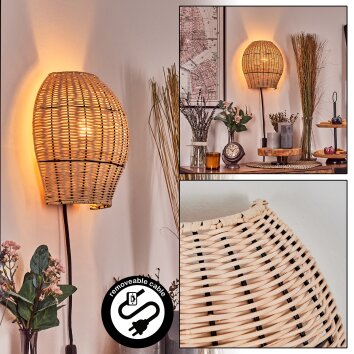 Cardeira Wandlamp Zwart, 1-licht