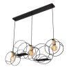 Lucide CIRCLE Hanglamp Zwart, 3-lichts