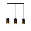 Lucide ALMELO Hanglamp Zwart, 3-lichts