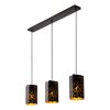 Lucide ALMELO Hanglamp Zwart, 3-lichts