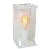 Lucide CLAIRE Wandlamp voor buiten Wit, 1-licht, Bewegingsmelder