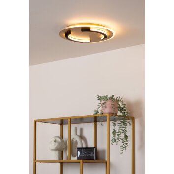 Lucide ANDREAS Plafondlamp LED Goud, 1-licht