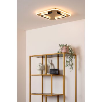 Lucide ANDREAS Plafondlamp LED Goud, 1-licht