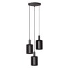 Lucide LAMBRES Hanglamp Zwart, 3-lichts